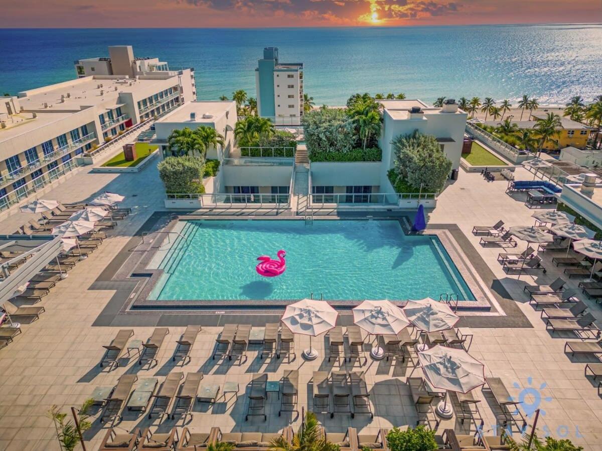 Rooftop Pool - Balcony - Hollywood Beach Broad - Walk المظهر الخارجي الصورة