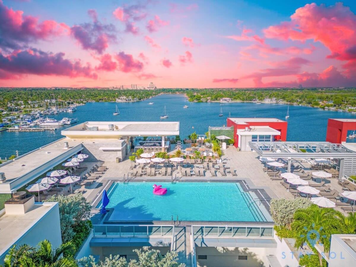 Rooftop Pool - Balcony - Hollywood Beach Broad - Walk المظهر الخارجي الصورة