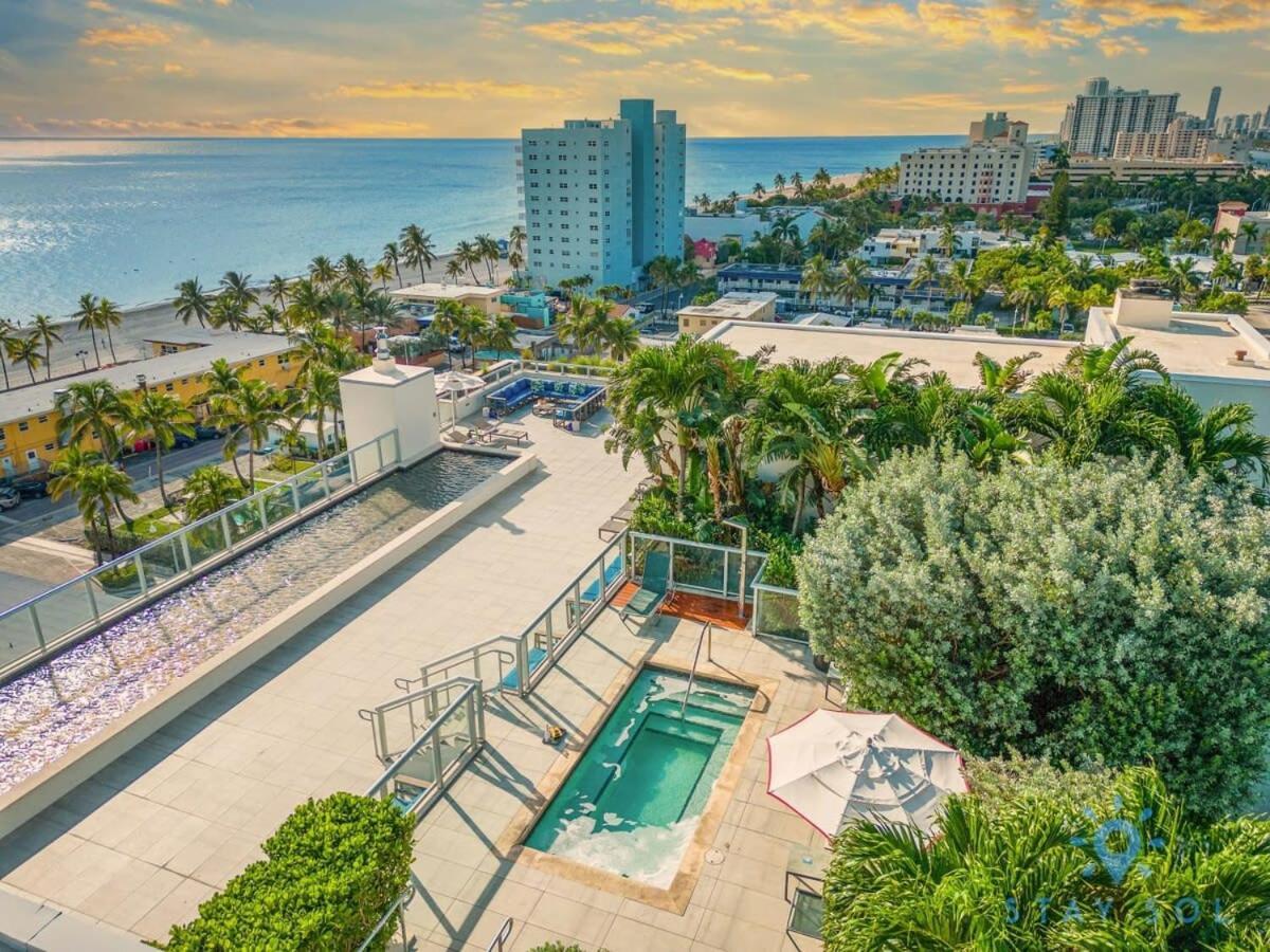 Rooftop Pool - Balcony - Hollywood Beach Broad - Walk المظهر الخارجي الصورة